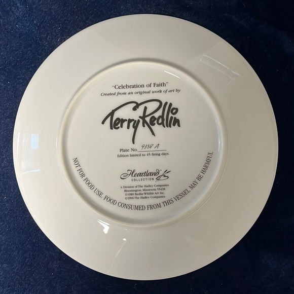 Set/2 Terry Redlin Church Plates - Picture 6 of 6